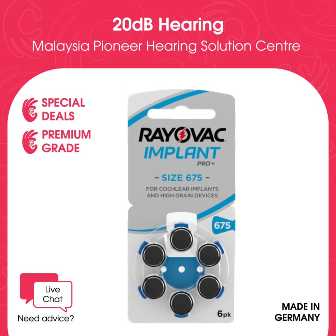 Rayovac 675 Implant Pro+